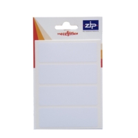 Rectangular White Labels 25mm x 75mm Pack of 28