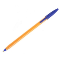 Bic Orange Fine Ballpoint Pen Blue Ink Box of 20