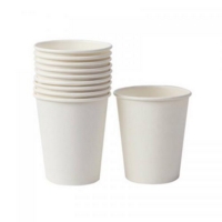 White 7oz/300ml Paper Cups Sleeve of 50