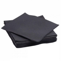 Black Cocktail 2-Ply Napkins 24cm x 24cm Pack of 100