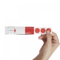 Blick Dispenser Label 19mm Red Pack of 1280