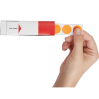 Blick Dispenser Label 19mm Orange Pack of 1280