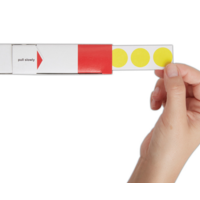 Blick Dispenser Label 19mm Yellow Pack of 1280