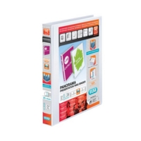 Elba Panorama A4 2-Ring 25mm Binder White SINGLE