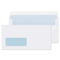 DL White Window 90gsm Self Seal Envelopes Box of 1,000