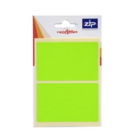 Rectangular Green Labels 50mm x 80mm Pack of 8