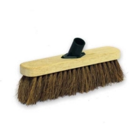 Coco 12" Wooden Broom Head with Support Socket