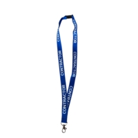 Printed 20mm CONTRACTOR Lanyard with Hook & Clip