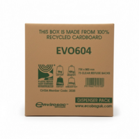 Heavy Duty Clear Bin Bags Dispenser Box 75 Bags
