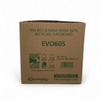 Heavy Duty Black Bin Bags Dispenser Box 75 Bags