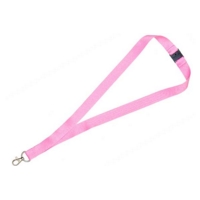 Plain 20mm Lanyard with Hook & Breakaway Clip PINK