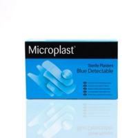 Blue Detectable Plasters Assorted Sizes Box of 100