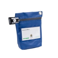 Tamper Evident Cash Bag Blue 267mm x 267mm x 50mm