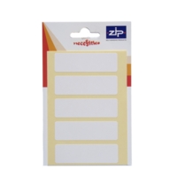 Rectangular White Labels 19mm x 63mm Pack of 35