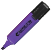 Square Highlighters Chisel Tip Purple Pack of 10