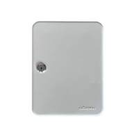 Key Cabinet 20 Hook Lockable Grey