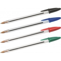 Bic Crystal Medium Assorted Pack of 10 Ballpoint Pens