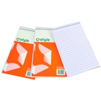 Shorthand 300 Page Ruled Notebook Pack of 5