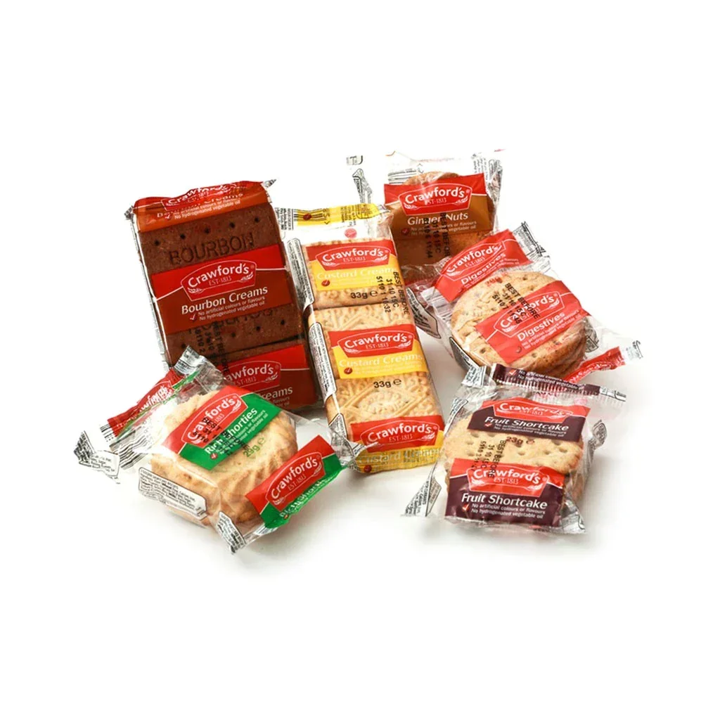 Crawfords Assorted Mini Biscuits Box of 100 Packs