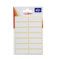 Rectangular White Labels 12mm x 38mm Pack of 98
