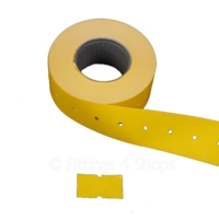 CT1 Yellow Price Gun Labels Sleeve of 10,000