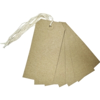 Buff Strung Tag  MS5 120mm x 60mm Box of 1000