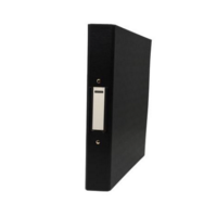 A4 Polypropylene 2-Ring Binder Black Box of 10