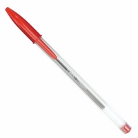 Bic Cristal Original Medium Ballpoint Pens Red Box of 50