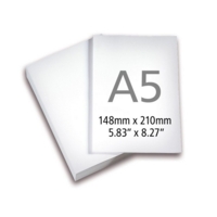 A5 White Copier 75gsm Paper SINGLE REAM