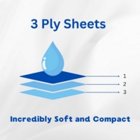 White 3-Ply Luxury Toilet Roll Extra Quilted Pack of 45