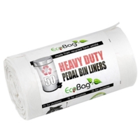 Heavy Duty 30L Pedal Bin Liners Roll of 50