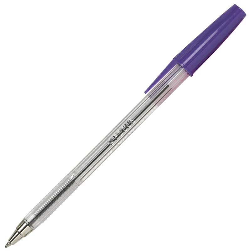 KW Medium Ball Pens Purple Box of 50