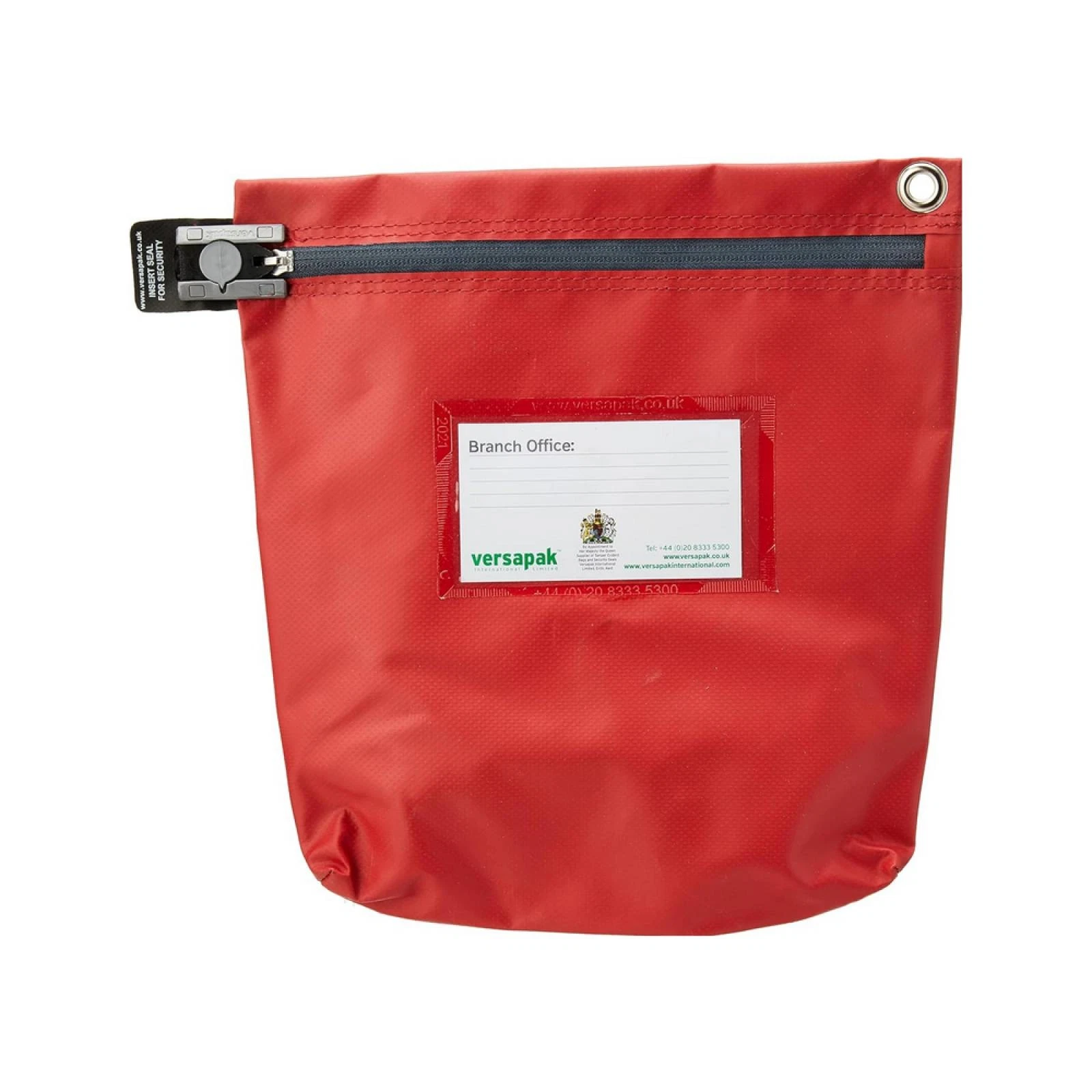 Tamper Evident Cash Bag Red 267mm x 267mm x 50mm