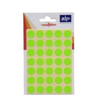 Circle Green 13mm Labels Pack of 140