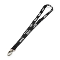 Printed 20mm STAFF Lanyard with Hook & Clip
