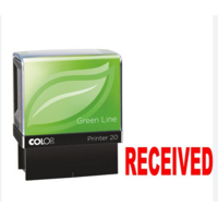 RECEIVED Word Self Inking Red Ink Stamp