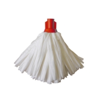 Super White Mop Head 135g /Medium RED (Washrooms)