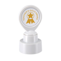 Motivational Reward Teachers Gold Award Stamp