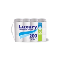 White Toilet Roll 2-Ply Pack of 36