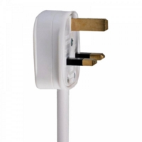 2 Gang Extension Lead 2m White