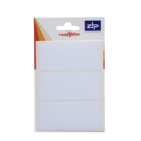 Rectangular White Labels 34mm x 75mm Pack of 21