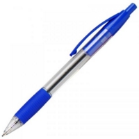 KW Retractable Blue Grip Ballpoint Pens Box of 10