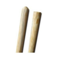 Wooden Broom Handle 54" Fits 12" Head with Support