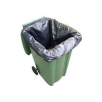 Wheelie Bin Liners, Black,  Box of 100