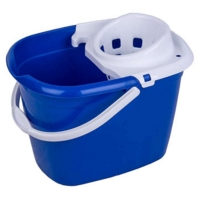 Standard Plastic 15L Mop Bucket Blue with Handle
